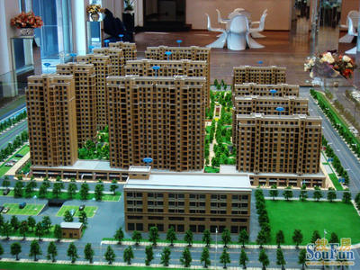 金城花園的相冊-金城花園沙盤實景圖 -效果圖-戶型設計圖-建筑圖-平面圖-搜房網